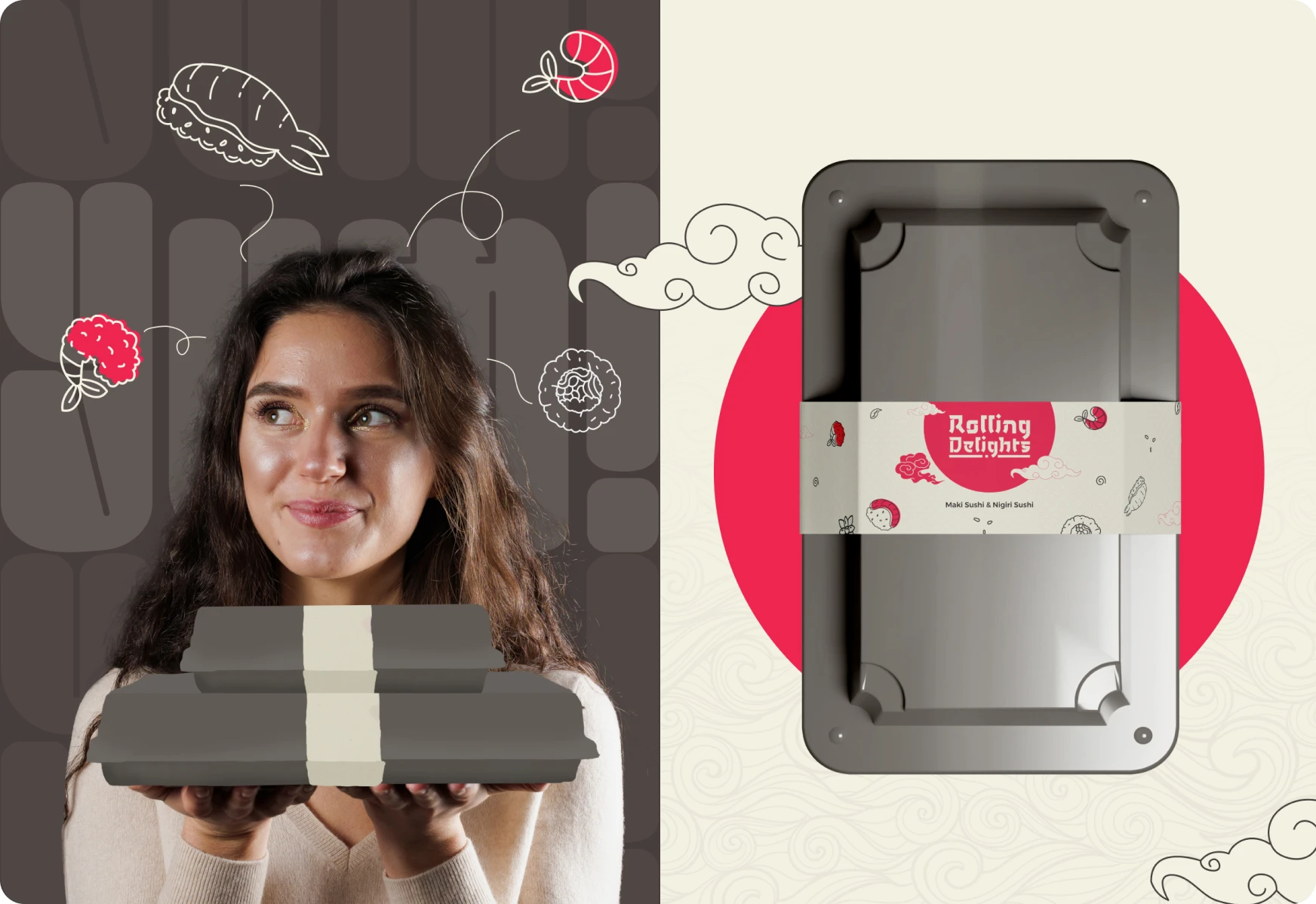 Rolling Delight — brand design detail