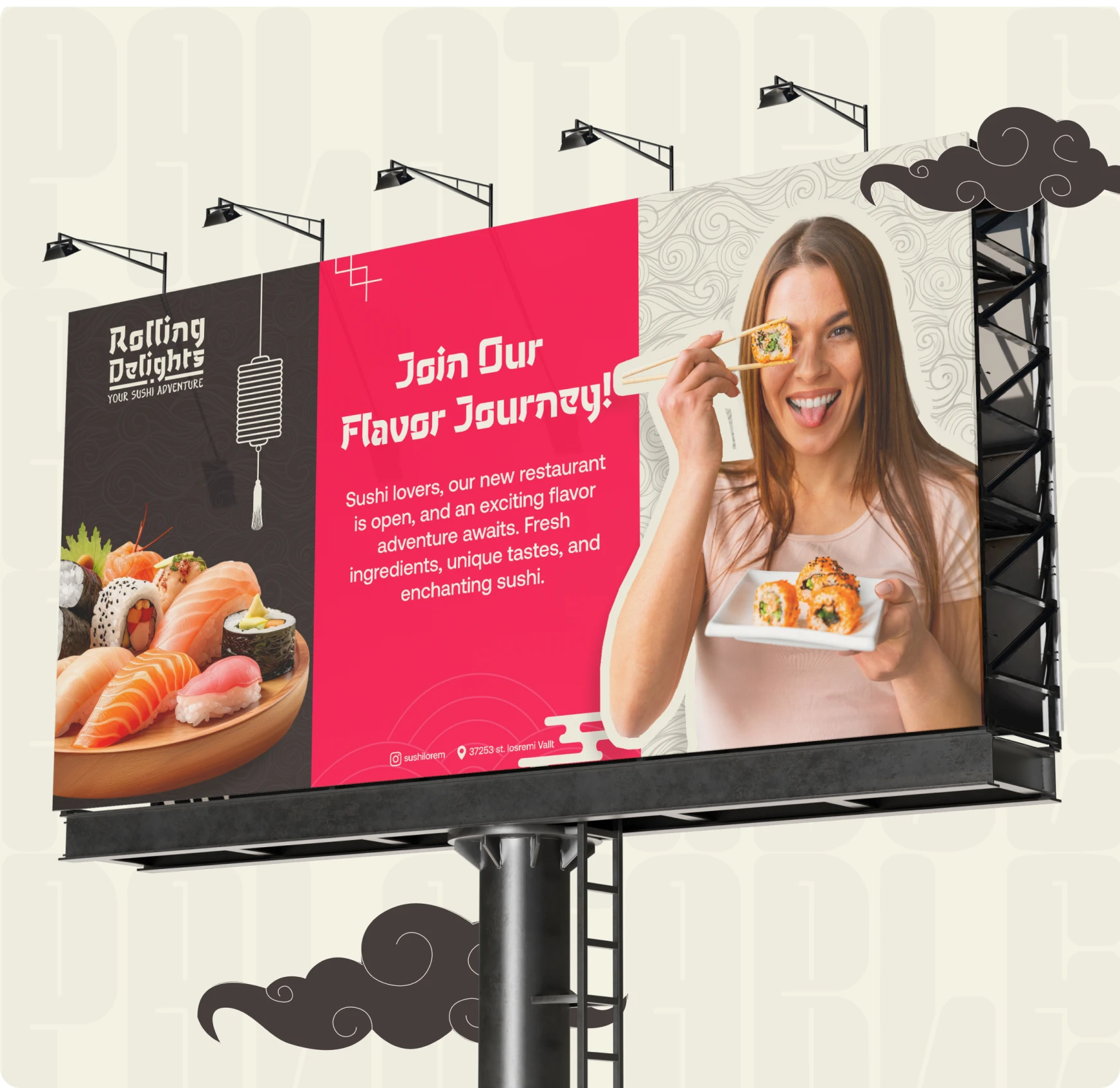 Rolling Delight — brand design detail