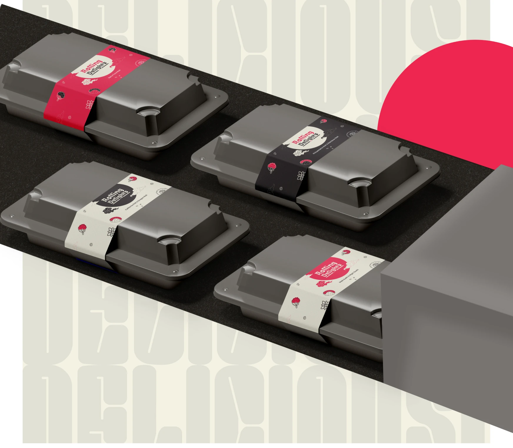 Rolling Delight — brand design detail