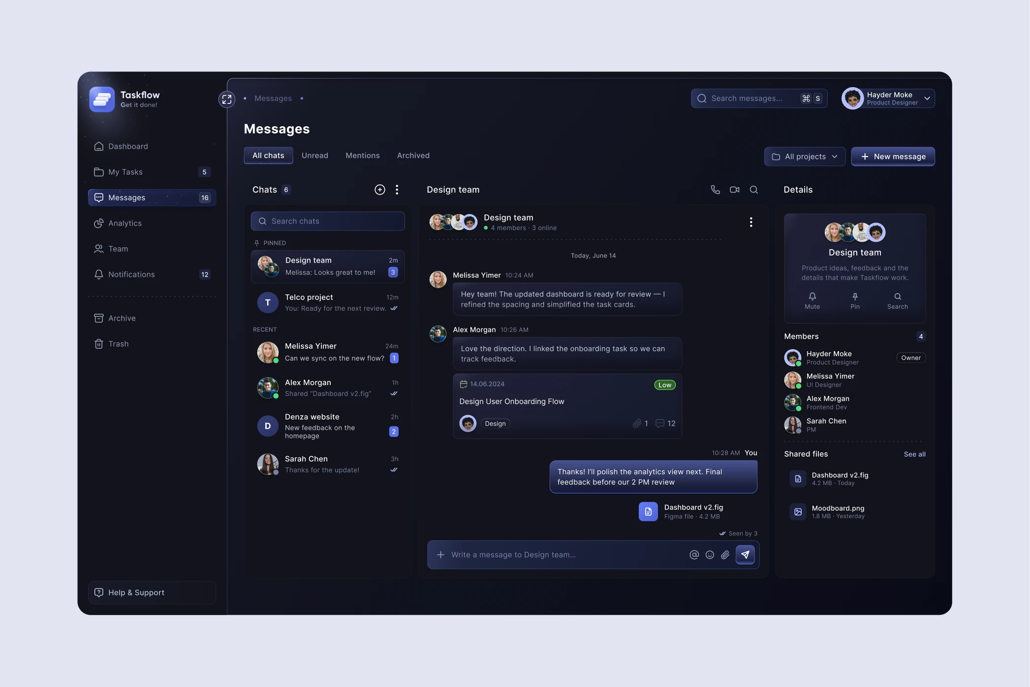 Taskflow — design detail
