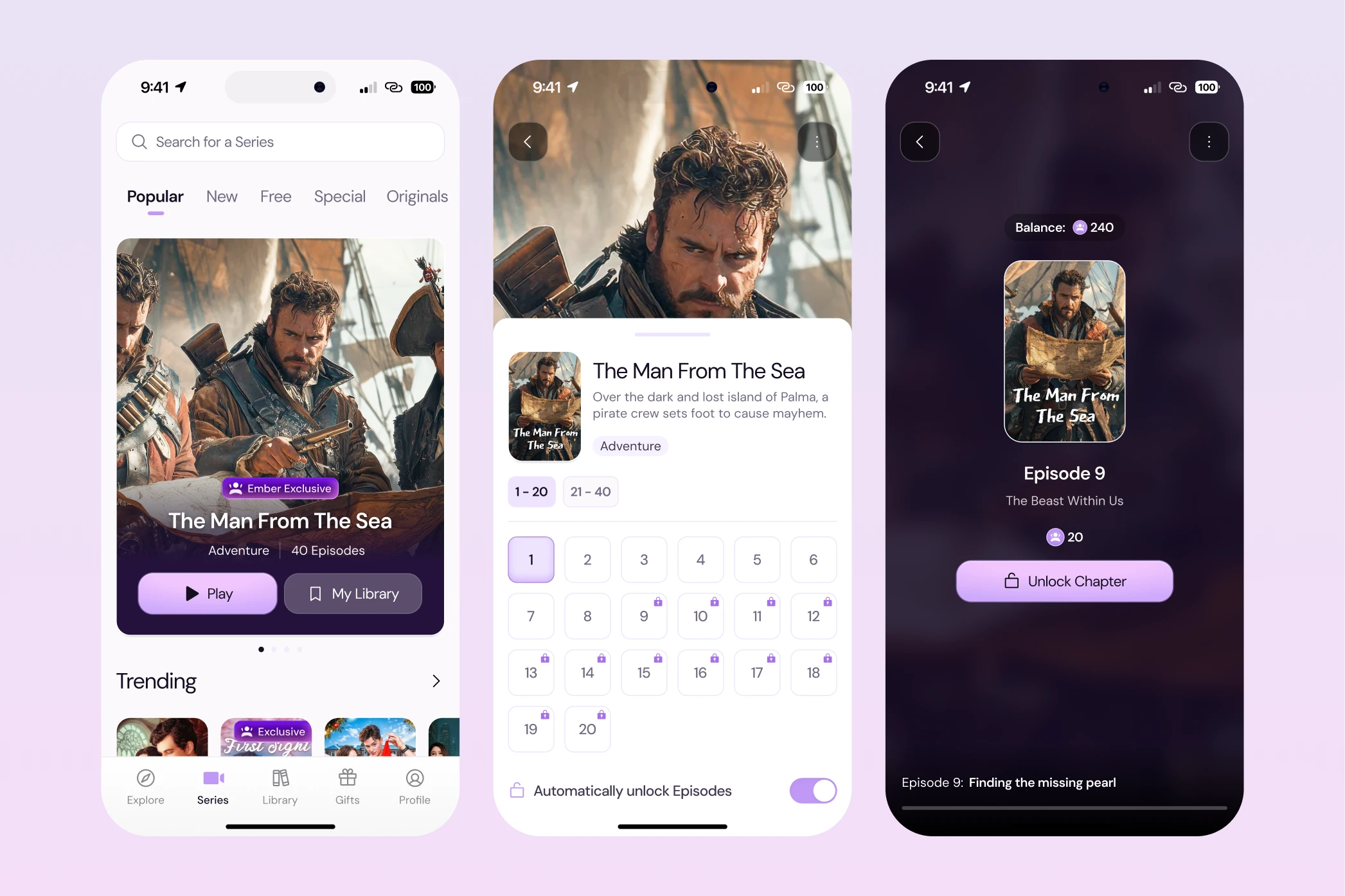 Ember — design detail