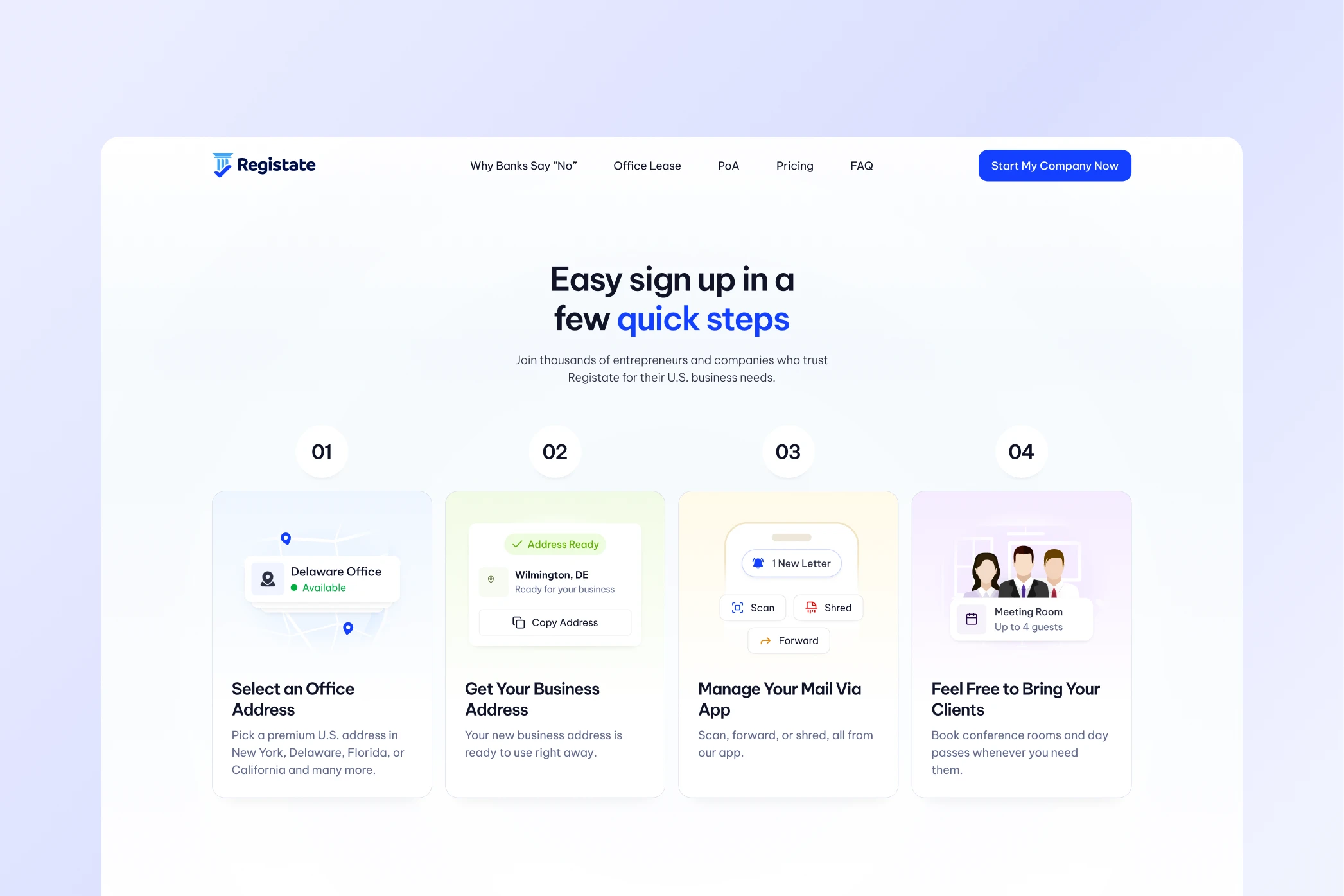 Registate — design detail