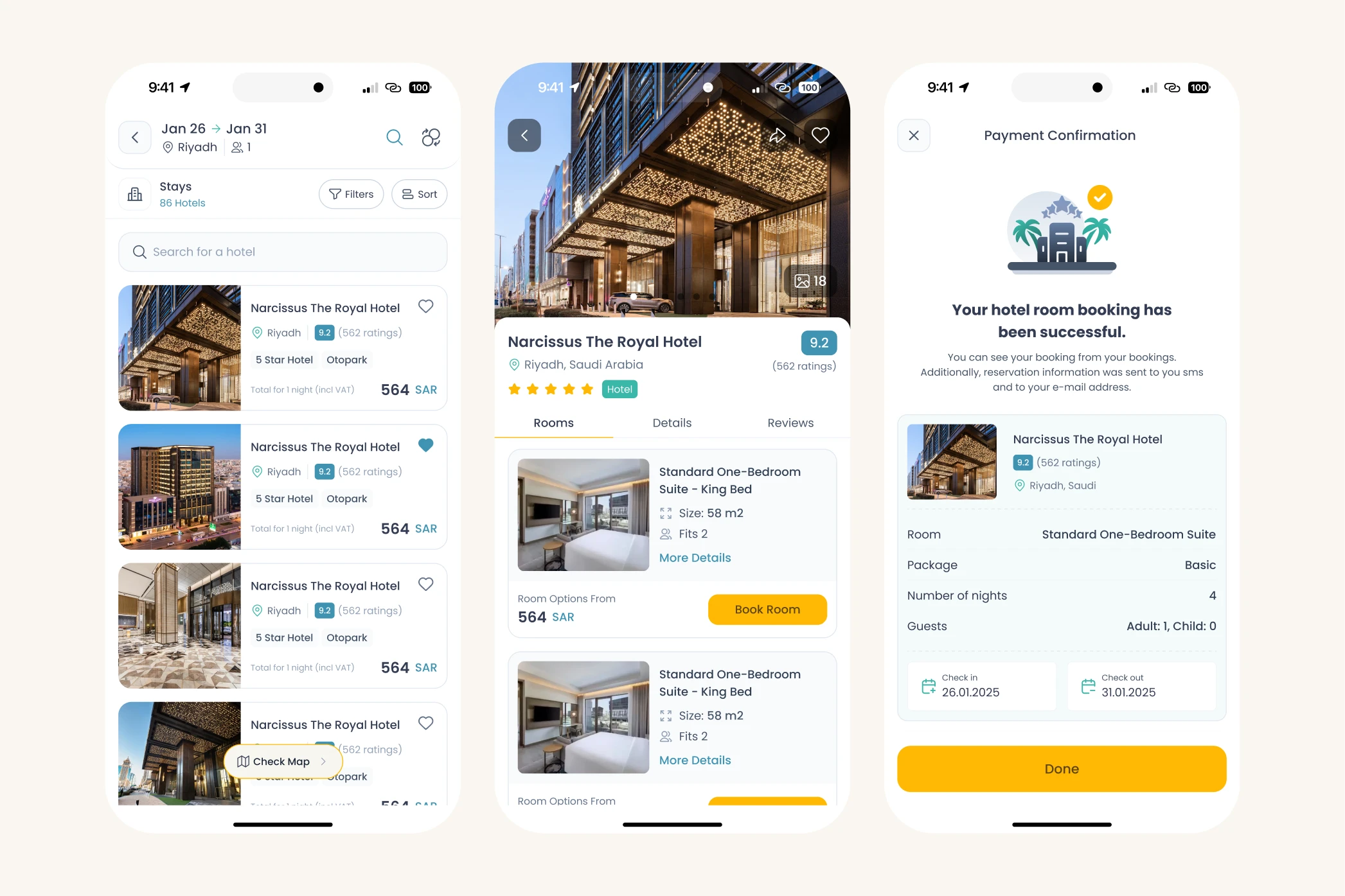 Trip360 — design detail